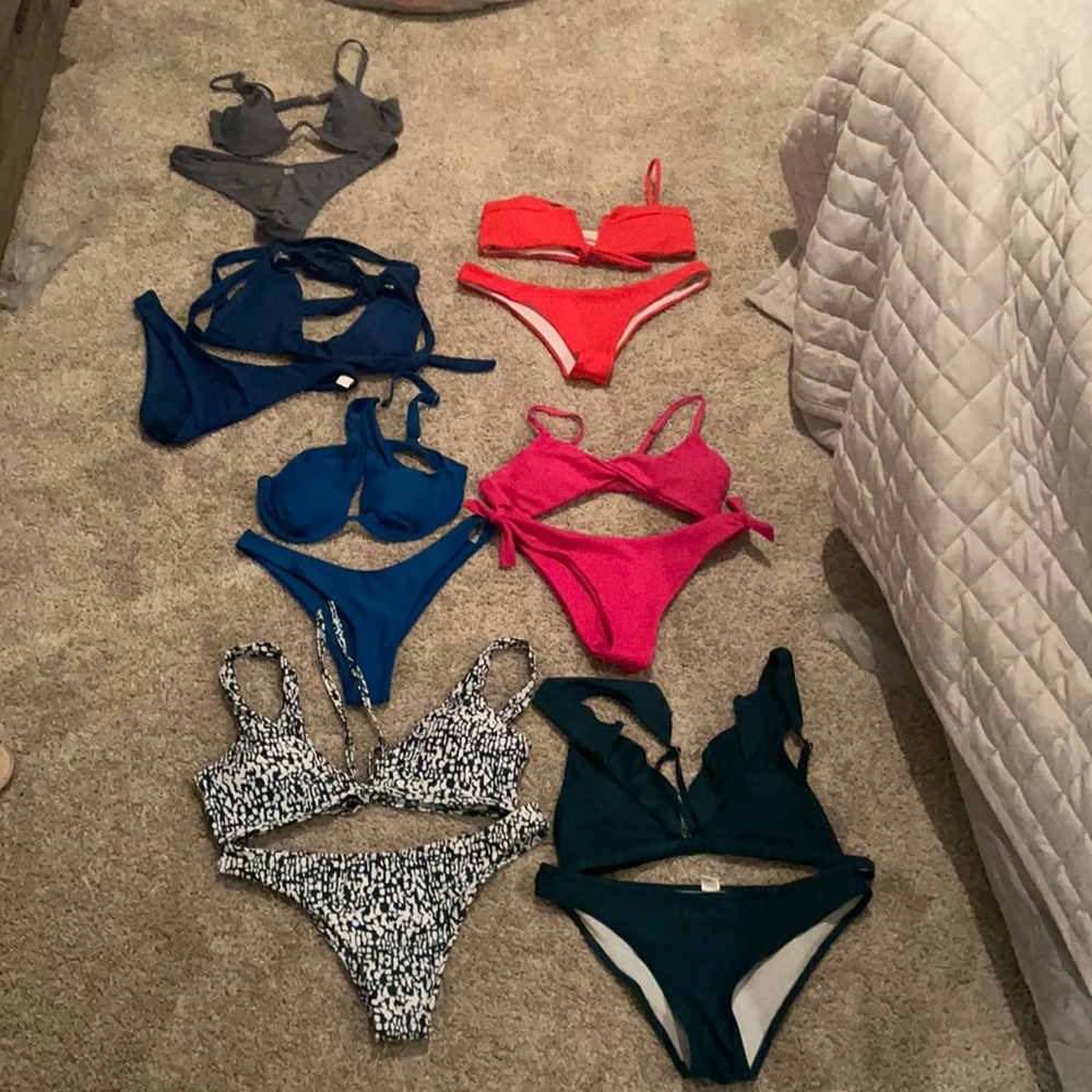 Bundle of 7 Shein/Zaful Bathing Suits